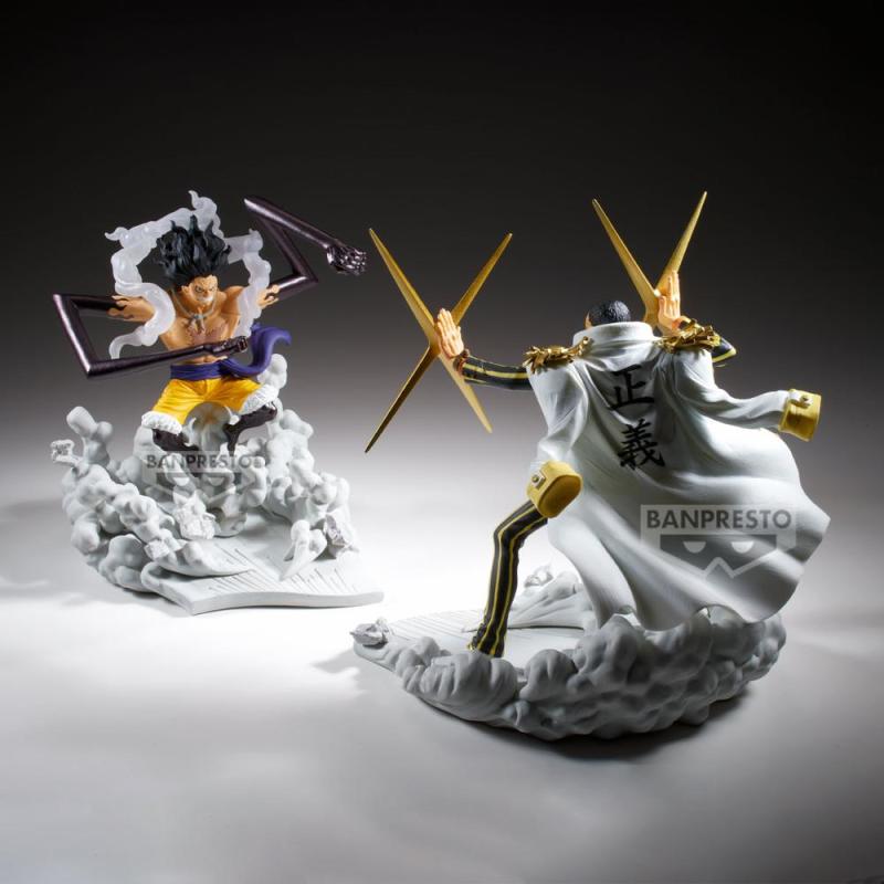 Figura banpresto one piece senkozekkei - monkey d.luffy gear4 -