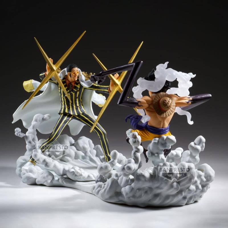 Figura banpresto one piece senkozekkei - monkey d.luffy gear4 -