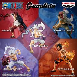 Figura banpresto one piece grandista monkey d.luffy gear5 special edition