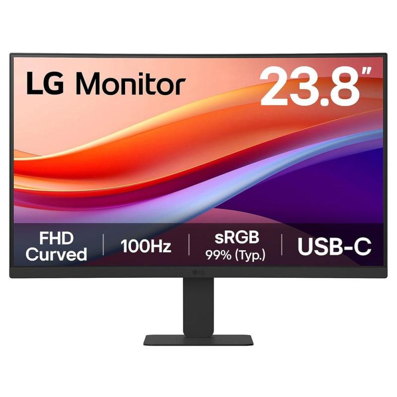 Monitor curvo lg 24u421a - b 24 pulgadas fhd 100hz