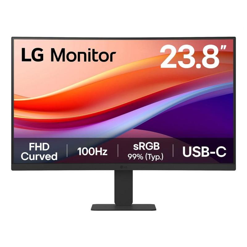 Monitor curvo lg 24u421a - b 24 pulgadas fhd 100hz