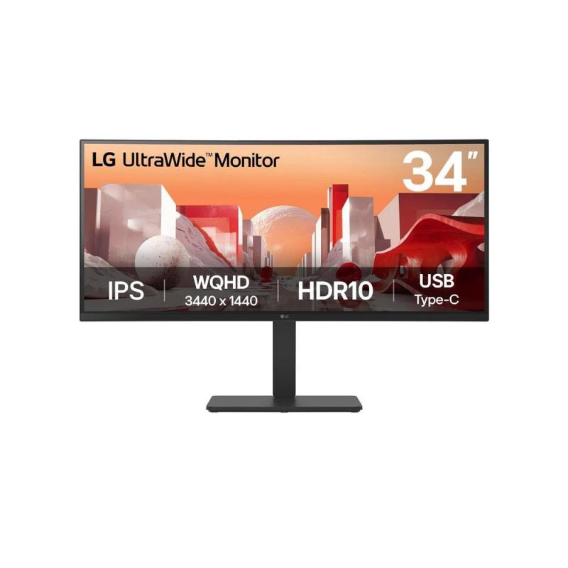 Monitor lg 34ba75qe - b 34 pulgadas wqhd 60hz