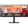 Monitor lg 34ba75qe - b 34 pulgadas wqhd 60hz