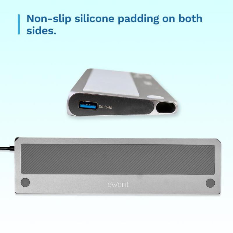 Docking station ewent ew1150 usb tipo c 12 en 1
