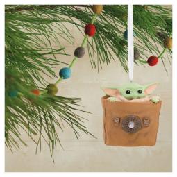 Figura decorativa grogu en bolsa resina 7 cm
