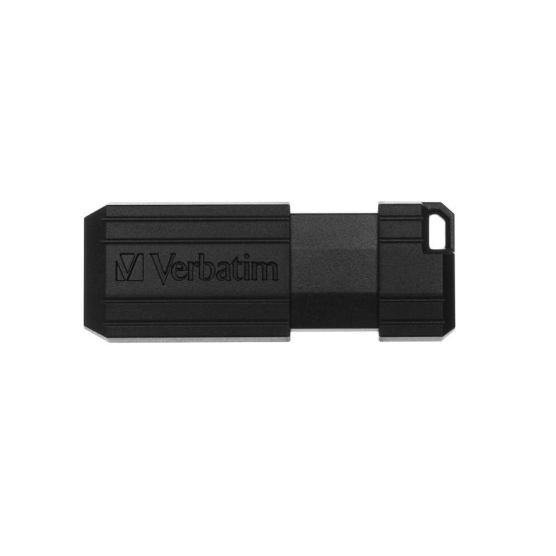 Memoria usb 2.0 verbatim pinstripe 8gb negro