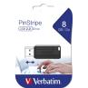Memoria usb 2.0 verbatim pinstripe 8gb negro