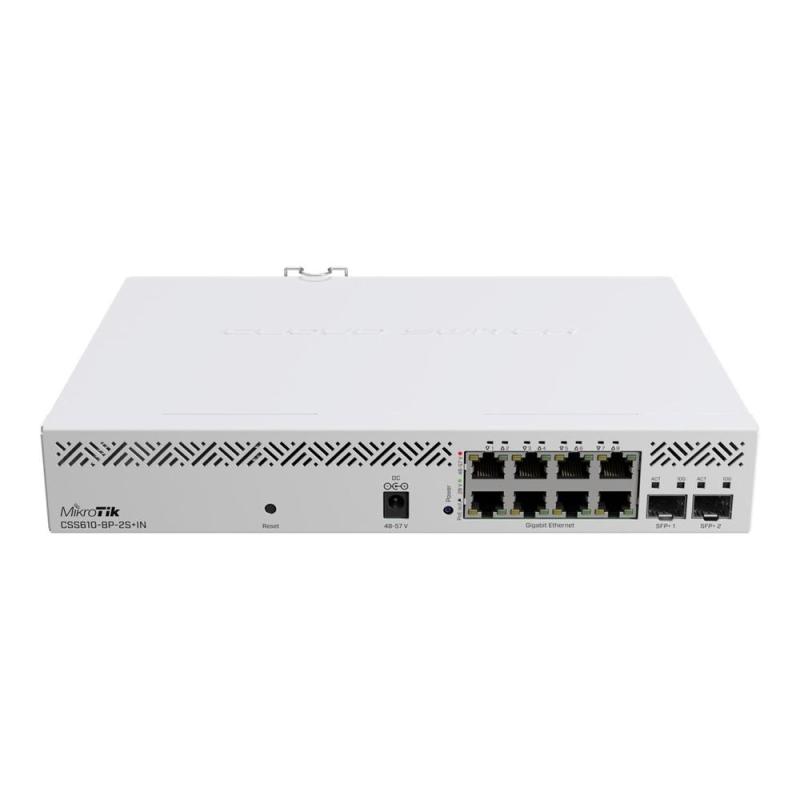 Switch mikrotik css610 - 8p - 2s+in 10 puertos