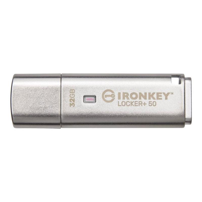 Memoria usb 3.2 kingston 32gb ironkey locker+50