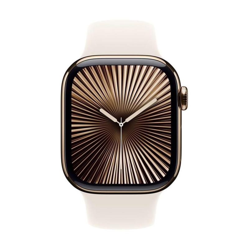 Smartwatch apple watch series 10 gps + cell 42mm golden titanium m - l