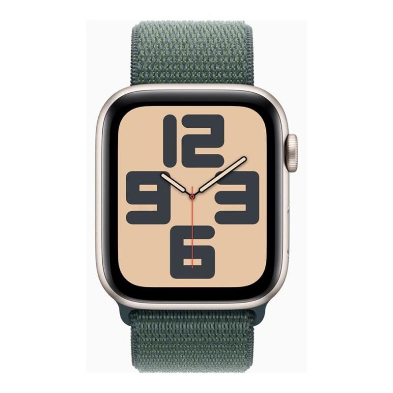 Smartwatch apple watch se gps + cell 44mm starlight aluminium green sport loop
