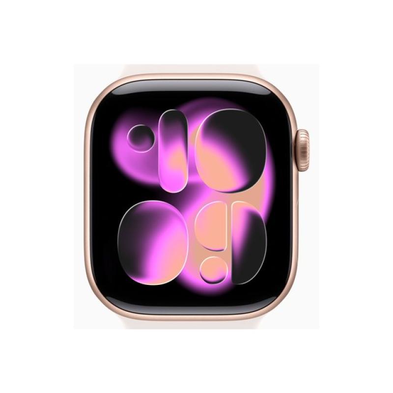 Smartwatch apple watch s11 gps 42mm gold rose aluminium case m - l