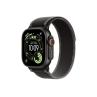 Smartwatch apple watch ultra 3 gps + cellular 49mm black titanium case black - charcoal trail loop - s - m