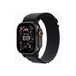 Smartwatch apple watch ultra 3 gps + cellular 49mm black titanium case black alpine loop - m