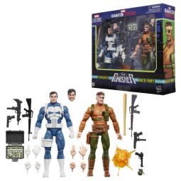 Ack 2 figuras hasbro marvel legends series gamerverse the punisher punisher vs nick fury