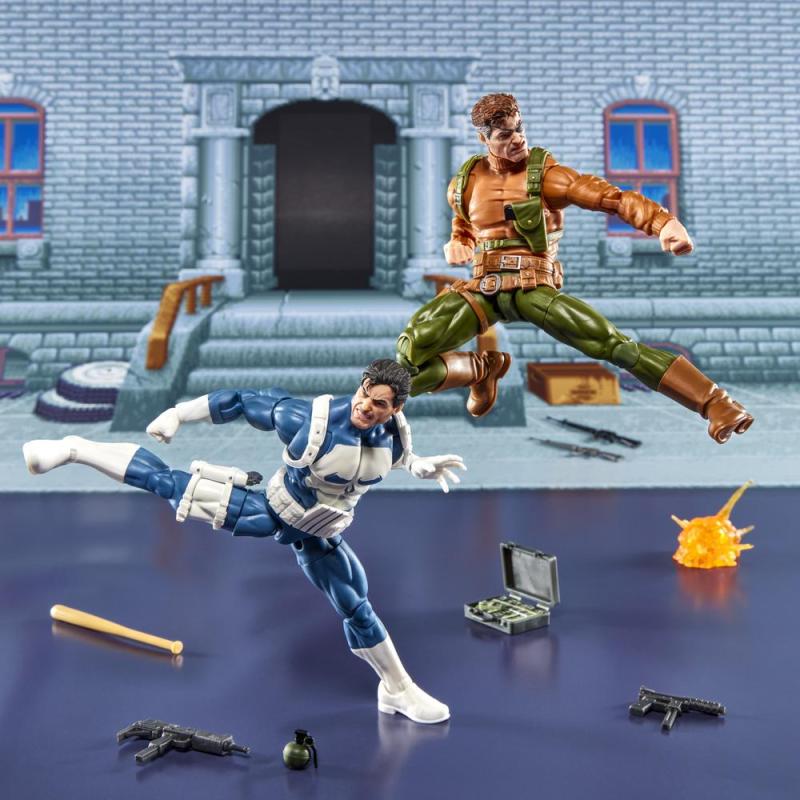 Ack 2 figuras hasbro marvel legends series gamerverse the punisher punisher vs nick fury