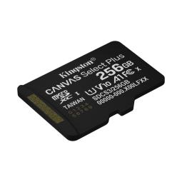 Tarjeta memoria micro secure digital sdxc 256gb kingston canvas select plus clase 10 uhs - 1 + adaptador sd