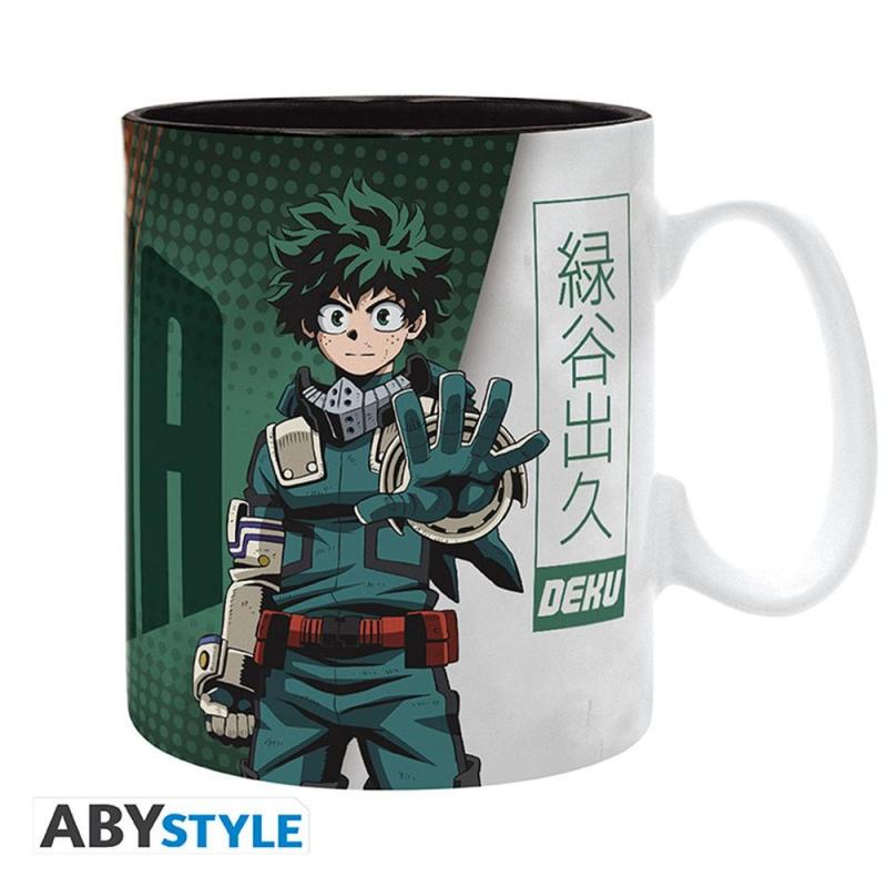 Taza abystyle my hero academia deku y dynamight 460ml