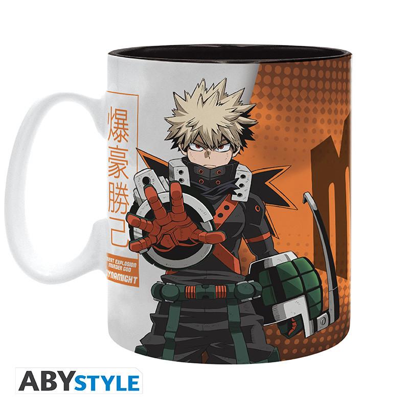 Taza abystyle my hero academia deku y dynamight 460ml