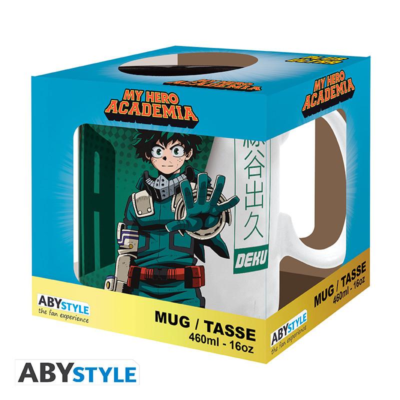 Taza abystyle my hero academia deku y dynamight 460ml
