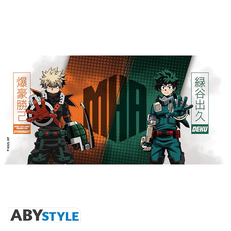 Taza abystyle my hero academia deku y dynamight 460ml