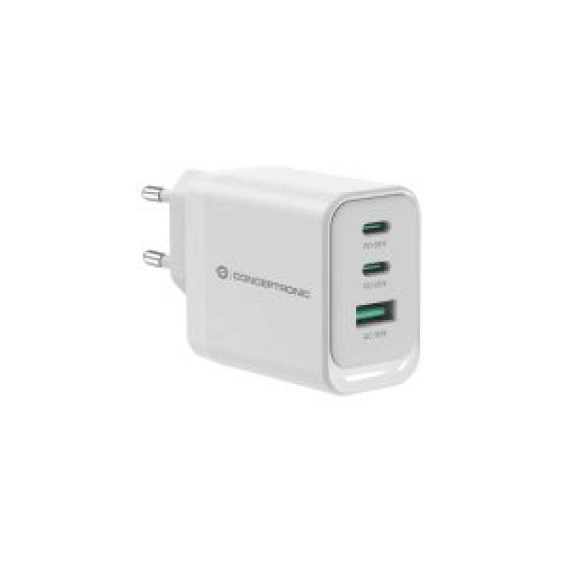 Cargador usb - c conceptronic 65w althea quick charge 3.0 pd 2xusb - c 1xusb - a
