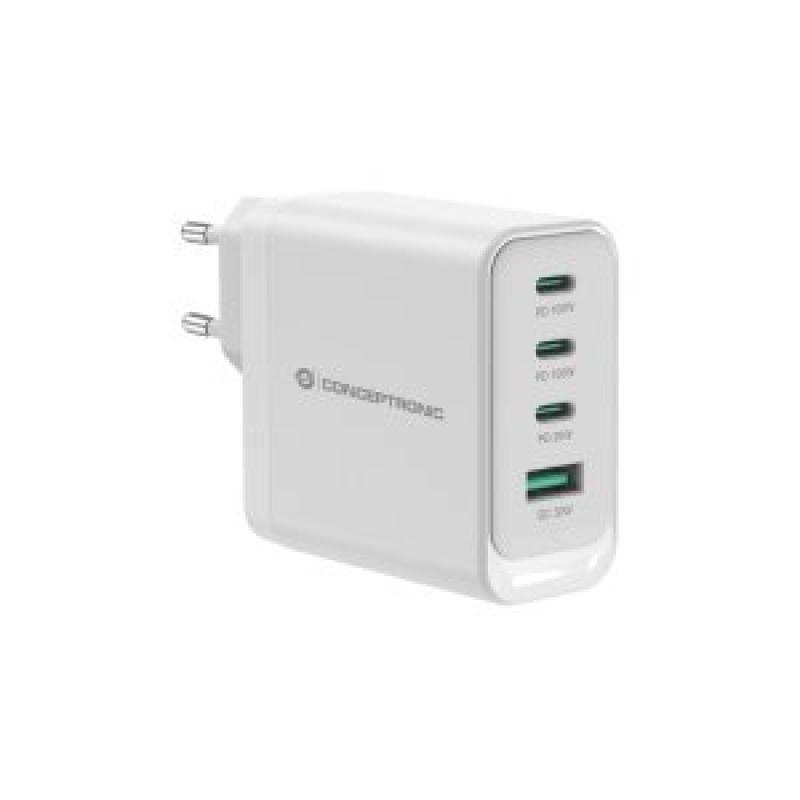 Cargador usb - c conceptronic 100w althea quick charge 3.0 pd pps 3xusb - c 1xusb - a