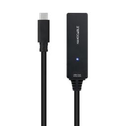 Cable prolongador nanocable con amplificador usb 3.2 gen1 usb - c - m - usb - c - h - 5 m