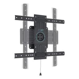 Soporte de pared tooq rotación 360° para pantallas 37 pulgadas - 80 pulgadas negro