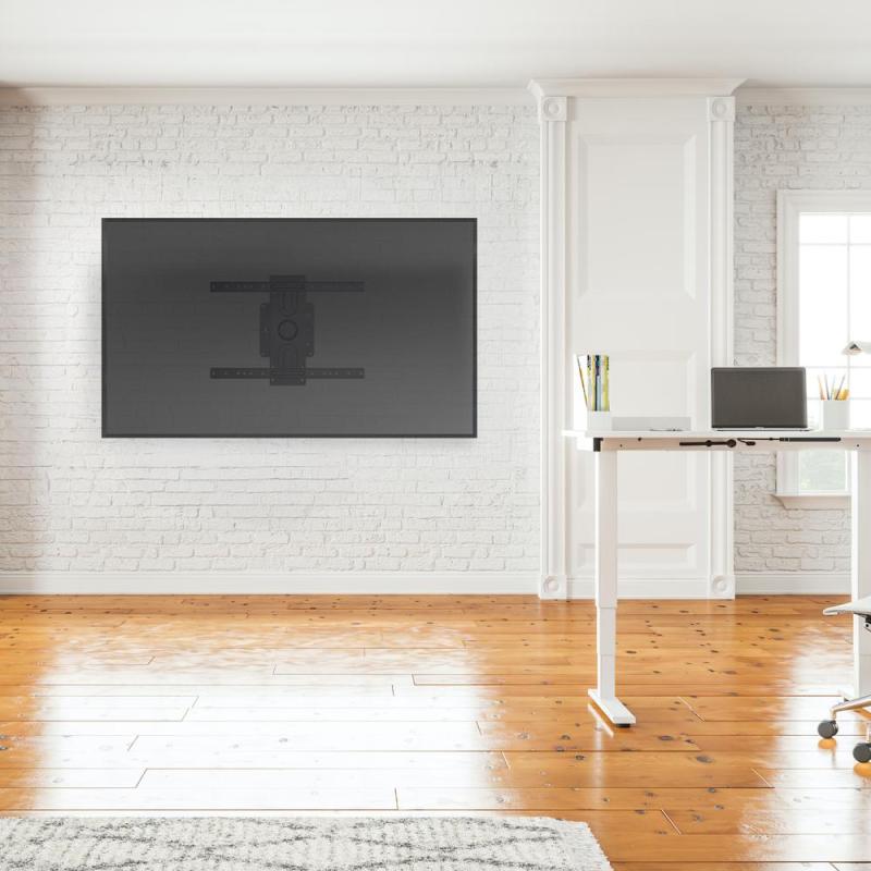 Soporte de pared tooq rotación 360° para pantallas 37 pulgadas - 80 pulgadas negro