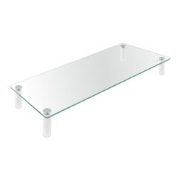 Soporte elevador tooq de vidrio para monitores