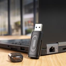 Lector tarjetas tooq usb - a 3.0 - sd - tf - negro