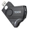 Lector tooq tarjetas inteligentes - dni electrónico - sim - sd - sf - usb - a - negro