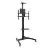 Soporte suelo ruedas tooq rotacion 90° cometa 37 - 70 pulgadas