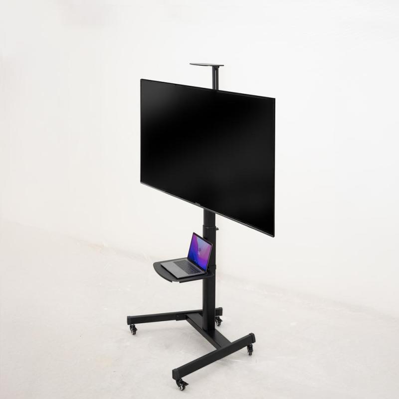 Soporte suelo ruedas tooq rotacion 90° cometa 37 - 70 pulgadas