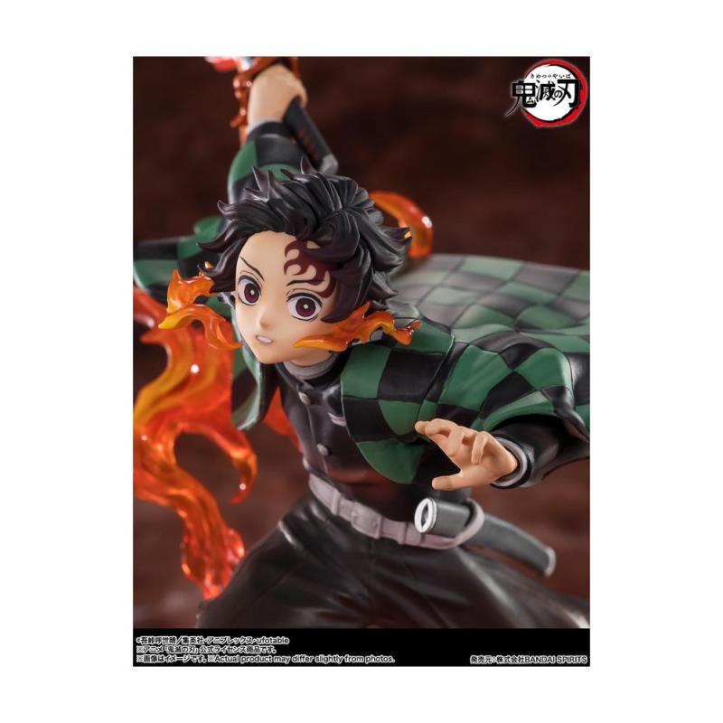 Tanjiro kamado kyojuro rengokus sword guard version figura 19 -5 cm demon slayer kimetsu no yaiba figuarts zero