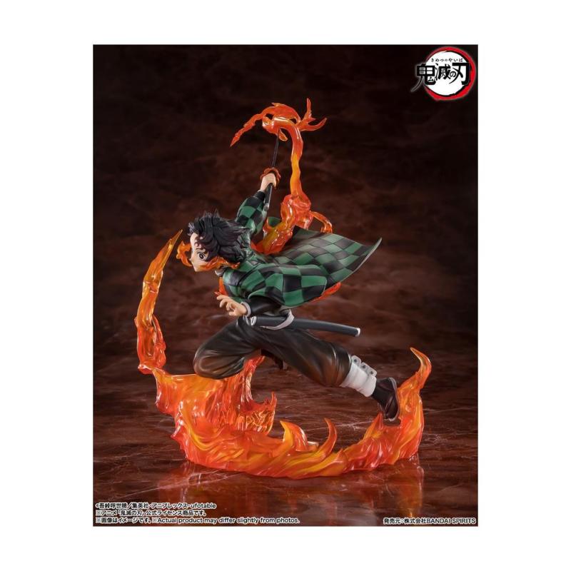 Tanjiro kamado kyojuro rengokus sword guard version figura 19 -5 cm demon slayer kimetsu no yaiba figuarts zero