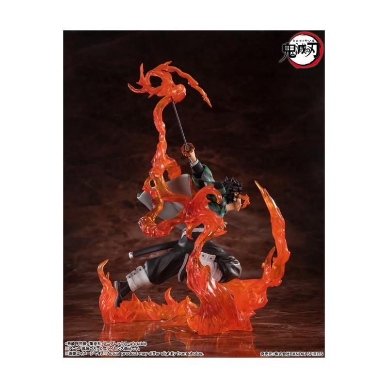 Tanjiro kamado kyojuro rengokus sword guard version figura 19 -5 cm demon slayer kimetsu no yaiba figuarts zero