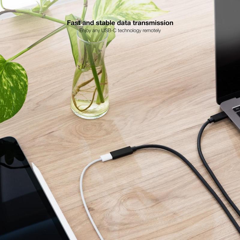 Cable prolongador nanocable usb - c 3.2 gen2x2 20gbp 100w - 5a - 4k - 60hz - usb - c - m - usb - c - h - negro - 1 m