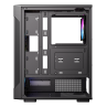 Caja ordenador gaming antec vx - 310 atx argb cristal templado negra
