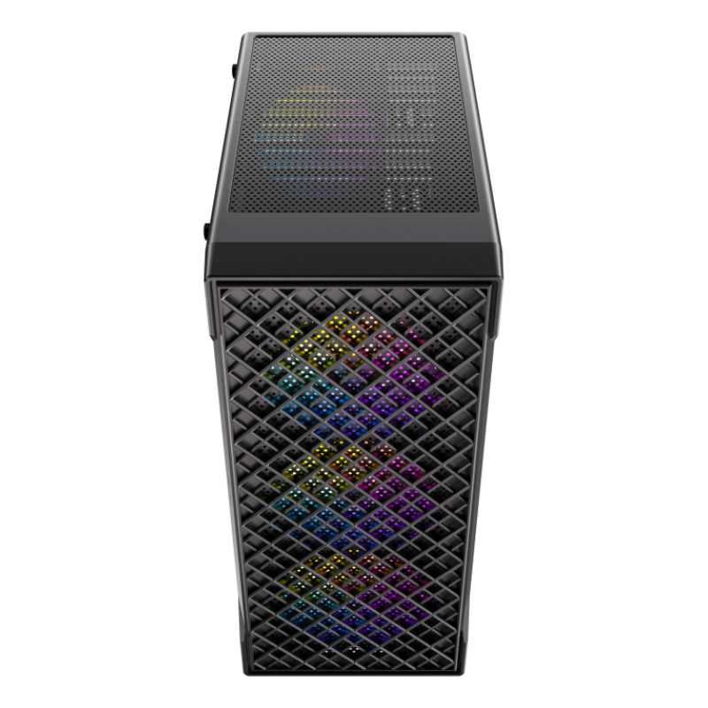 Caja ordenador gaming antec vx - 310 atx argb cristal templado negra