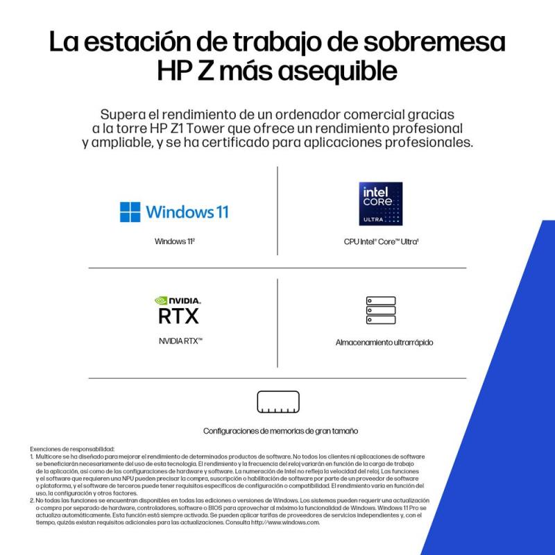 Ordenador hp z1 g1i u9 - 285 32gb ssd 1tb