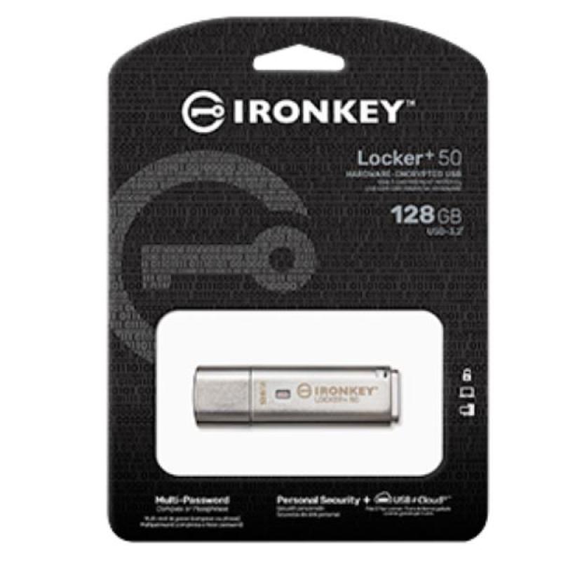 Memoria usb 3.2 kingston 128gb ironkey