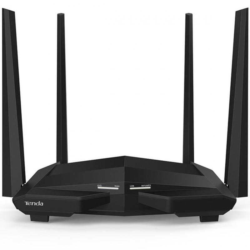 Router wifi ac10 dual band ac1200 1167mbps 3 puertos lan 1 puerto wan tenda - Imagen 1