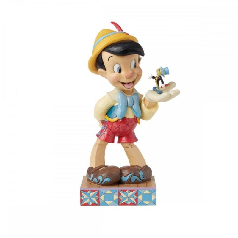 Figura enesco disney pinocchio & pepito grillo