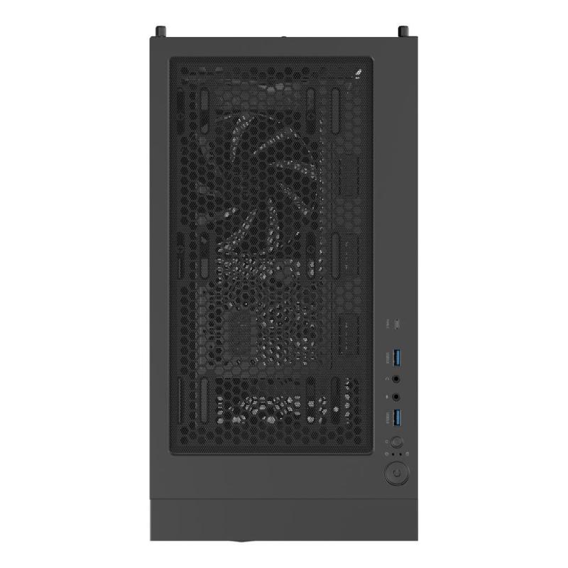Caja ordenador gaming genesis diaxid 605f atx cristal templado negro