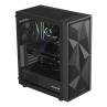 Caja ordenador gaming genesis diaxid 605f atx cristal templado negro