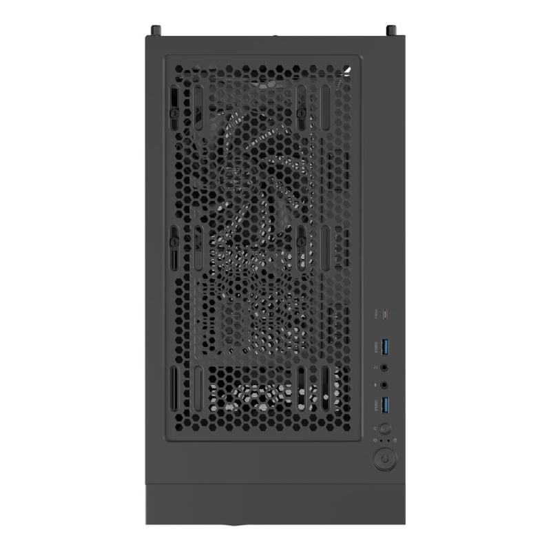 Caja ordenador gaming genesis diaxid 605f atx cristal templado negro