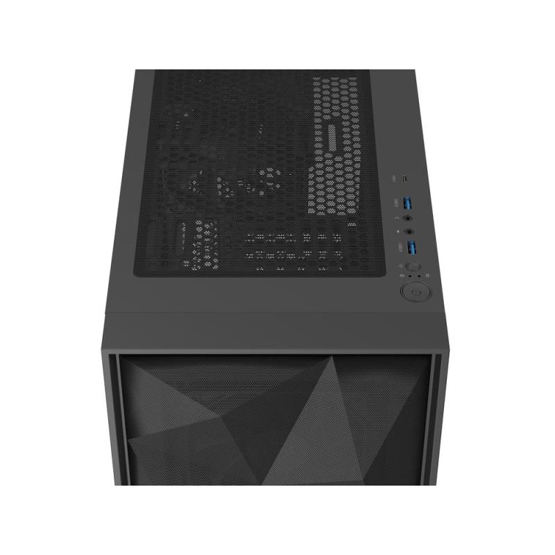 Caja ordenador gaming genesis diaxid 605f atx cristal templado negro