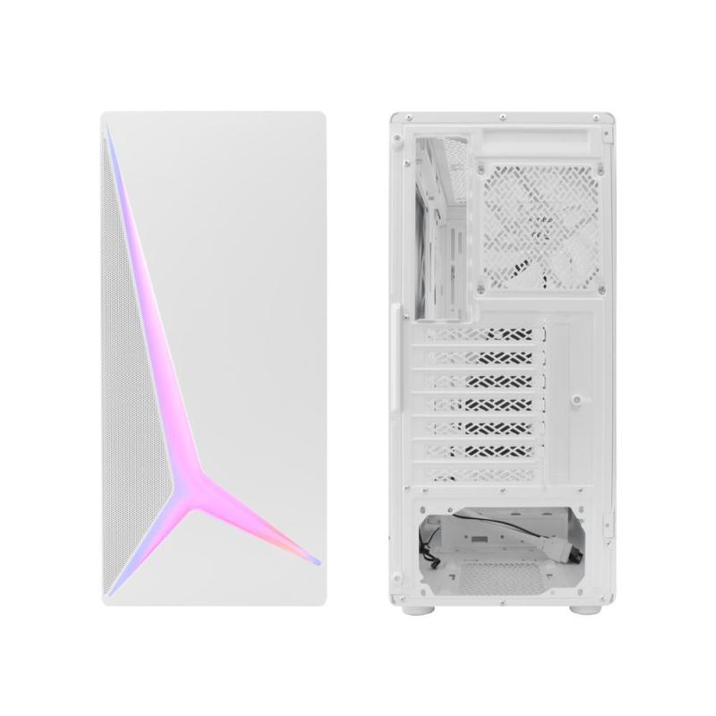 Caja ordenador gaming coolbox ga450 star light argb atx blanco